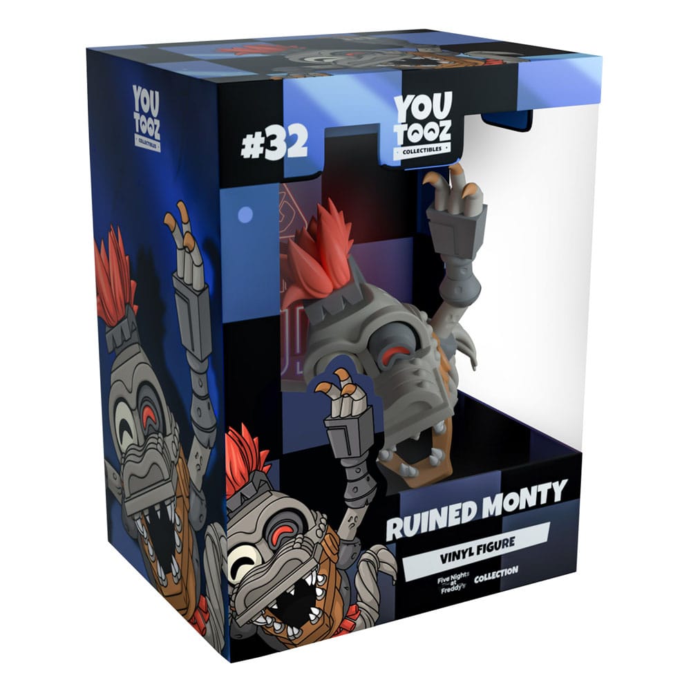 Cinque notti alla figura in vinile di Freddy Ruined Monty 11 cm