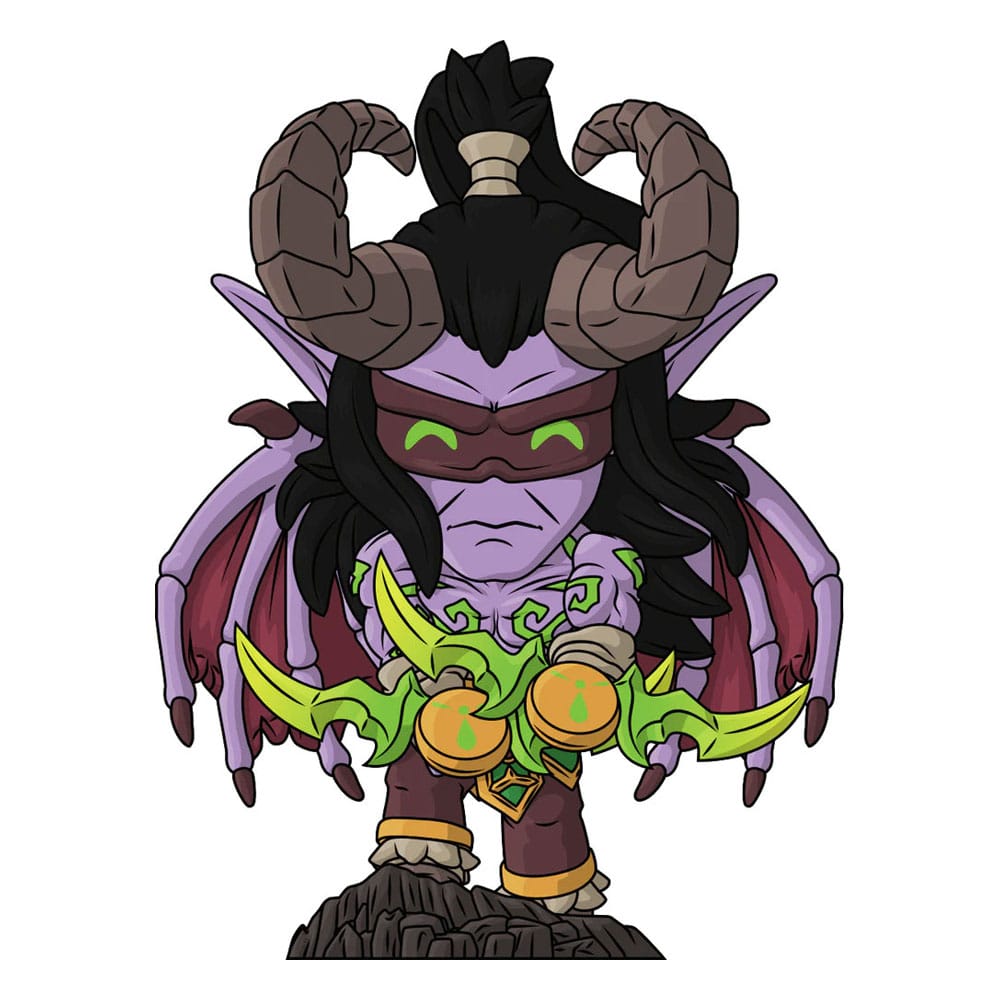 World of Warcraft Vinil Şekil Illidan Stormrage 13 cm