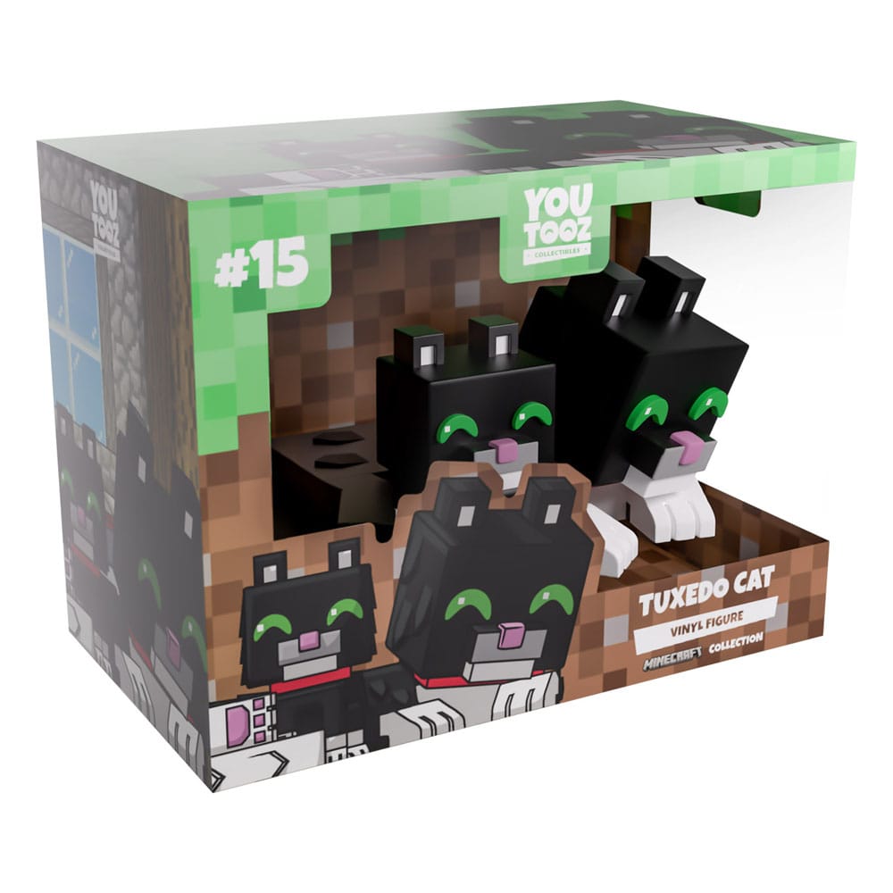 Minecraft vinylfiguur Tuxedo Cat 6 cm