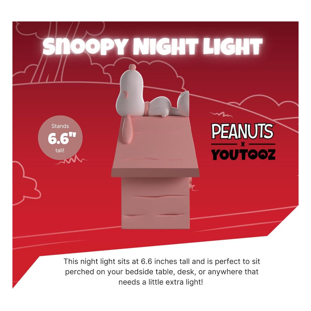 Peanuts Nachtlampje Snoopy 17 cm