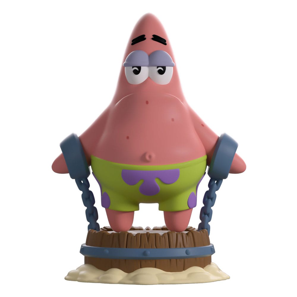 Svampbob Fyrkant Vinylfigur Patrick i kedjor 13 cm