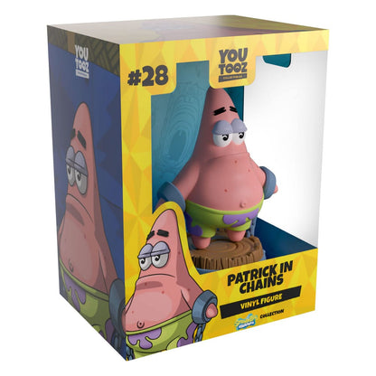 Svampbob Fyrkant Vinylfigur Patrick i kedjor 13 cm
