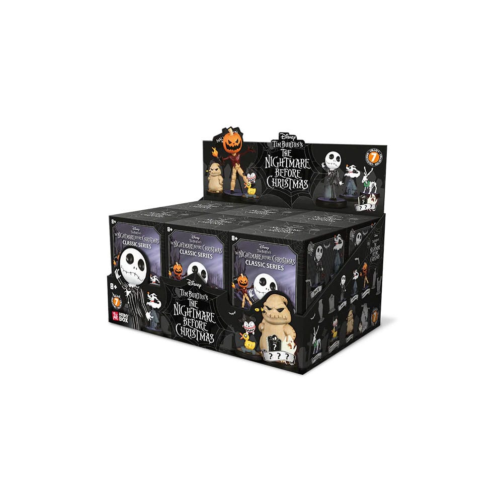 Nightmare Before Christmas Hero Box Classic Series Mini Figures 8 cm Display (6)