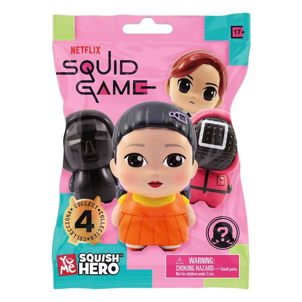 Squid Game Squish Hero Anti-Stress Figures 8 cm Display (12)