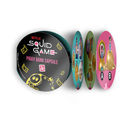 Squid Game Capsule Collectible Banks -sortiment (6)