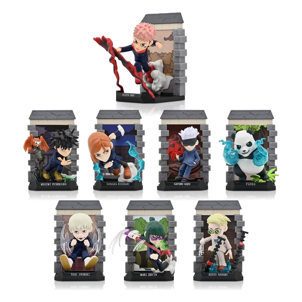 Jujutsu Kaisen Mystery Capsules Mini -figuren Cursed 10 cm display (12)