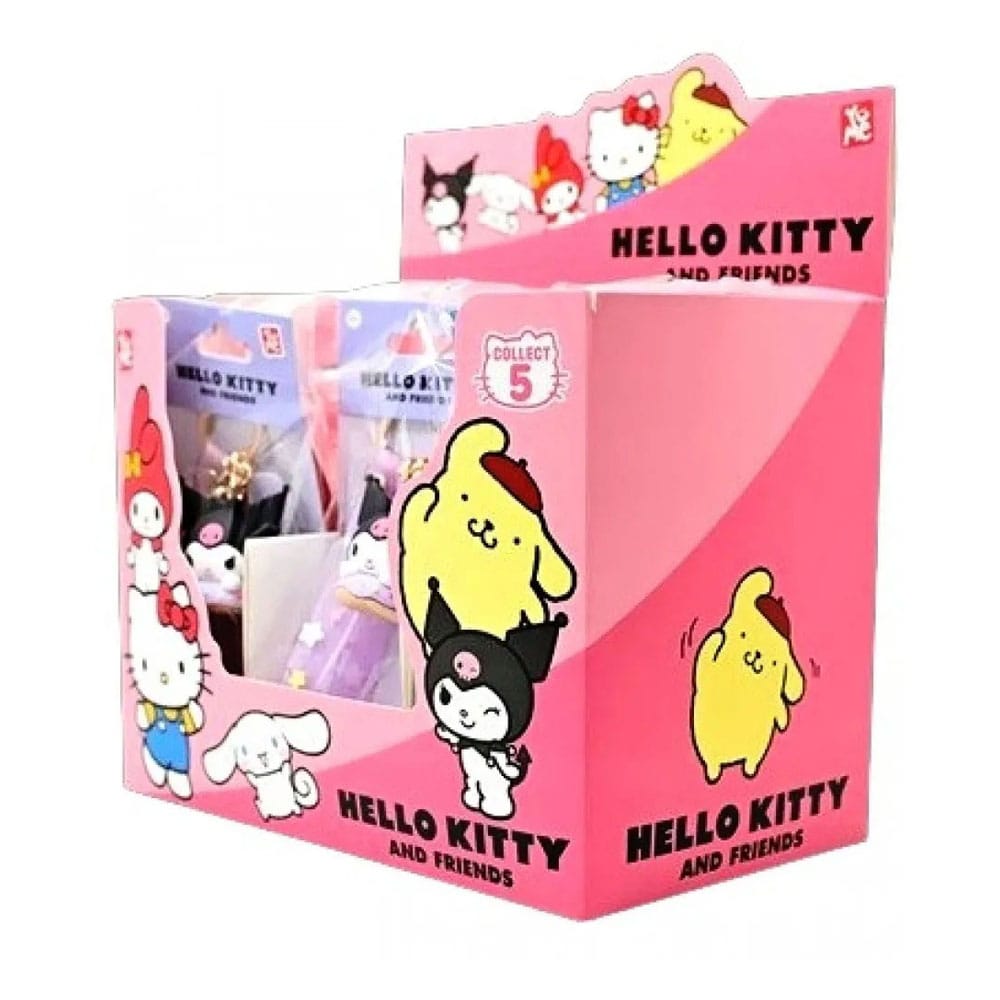 Sanrio Donuts Series Keychain with Hand Strap Hello Kitty and Friends Display (12)