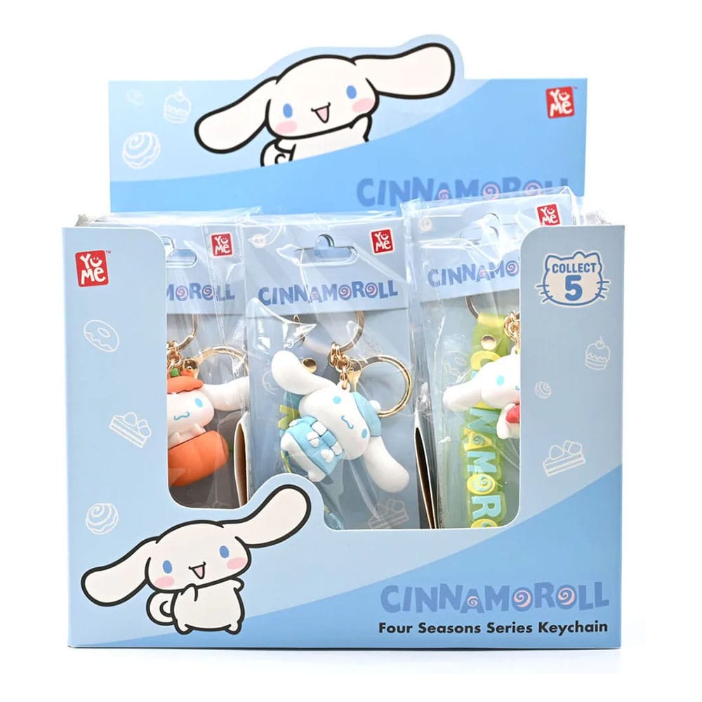 Sanrio Four Seasons Series Keychains with Hand Strap Cinnamoroll Display (12)