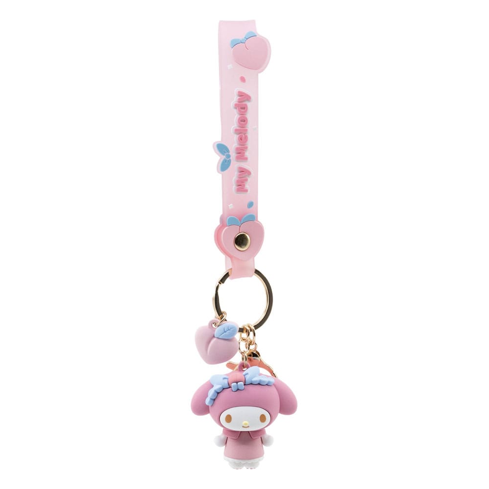 Keychain de la série Sanrio Peach avec sangle à main Hello Kitty and Friends Display (12)