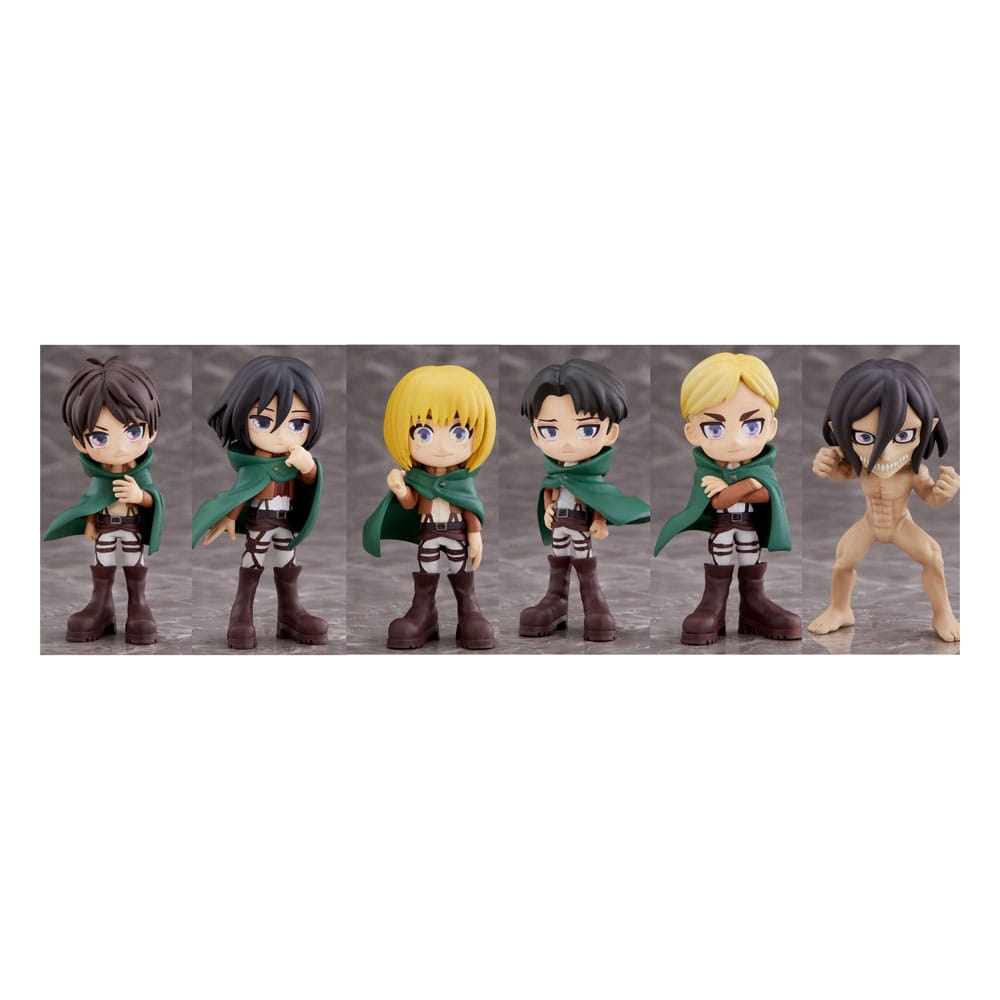 Attack On Titan Anime Series Mini Figures 9 cm Display (6)