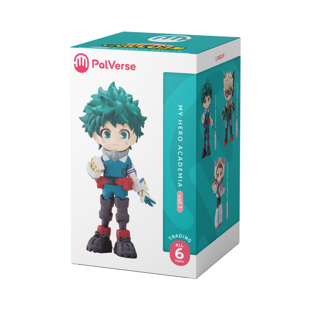 My Hero Academia Anime Series Mini Figures 9 CM Display (6)