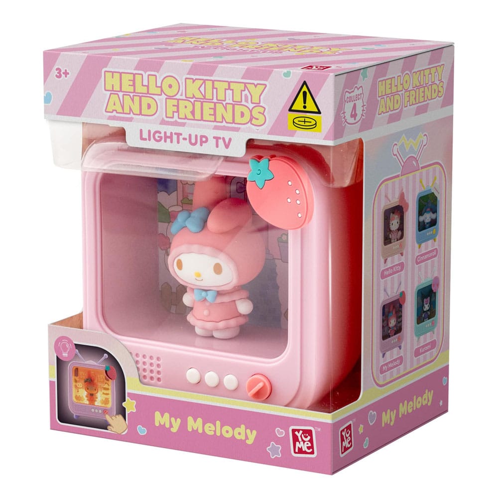 Sanrio Bedside Light TV dizisi mini figürler Hello Kitty ve Friends 8 cm ekran (8)