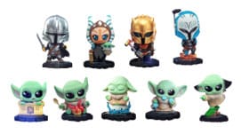 Star Wars The Mandalorian Cosbi Mini figure 8 cm Blind Box Display (8)