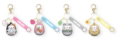 Molang Animal Costume Series sleutelhanger met handriemdisplay (9)