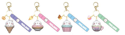 Molang Snack Time Series Keychain with Hand Strap Display (9)
